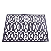Rectangular Placemat, Black Color